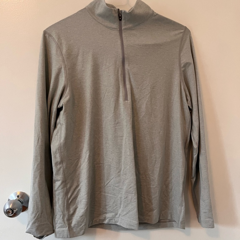 Lululemon Metal Vent Tech Half Zip – Gray – Men’s Medium